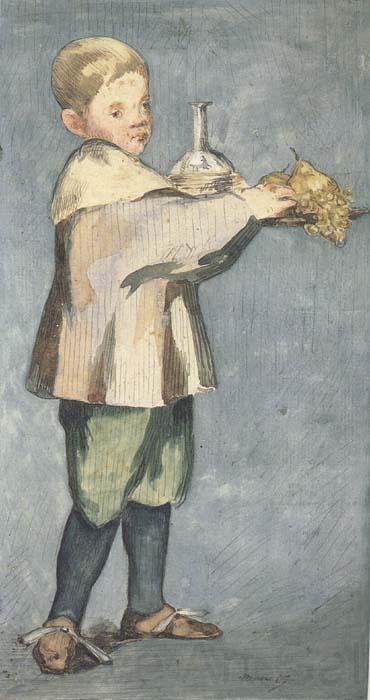 Edouard Manet Enfant portant un plateau (mk40)